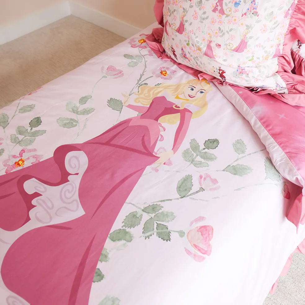Reversible Ruffled Duvet Cover