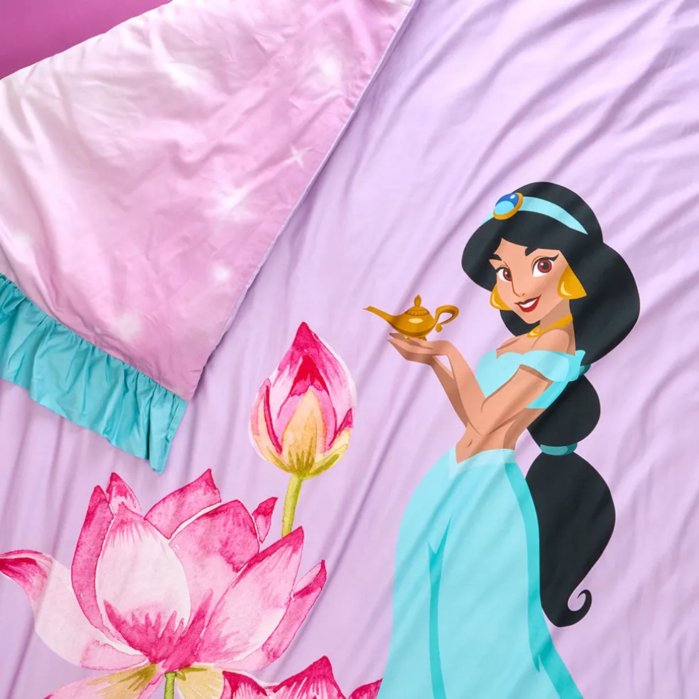 Reversible Ruffled Duvet Cover