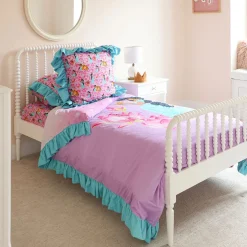 Reversible Ruffled Duvet Cover