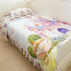 Reversible Ruffled Duvet Cover