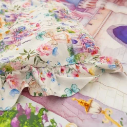 Reversible Ruffled Duvet Cover