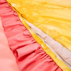 Reversible Ruffled Duvet Cover