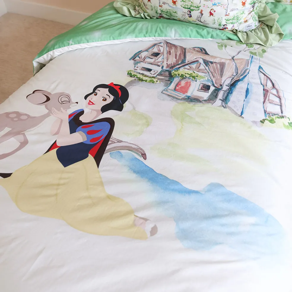 Reversible Ruffled Duvet Cover