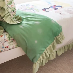 Reversible Ruffled Duvet Cover