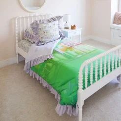 Reversible Ruffled Duvet Cover