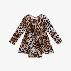 Ruffled Bodysuit Dress