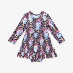 Ruffled Bodysuit Dress