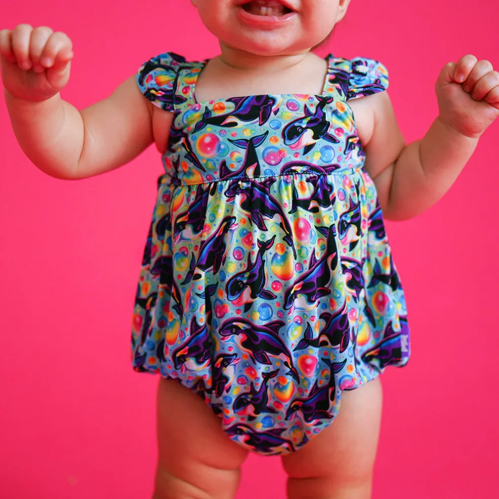 Ruffled Bubble Romper