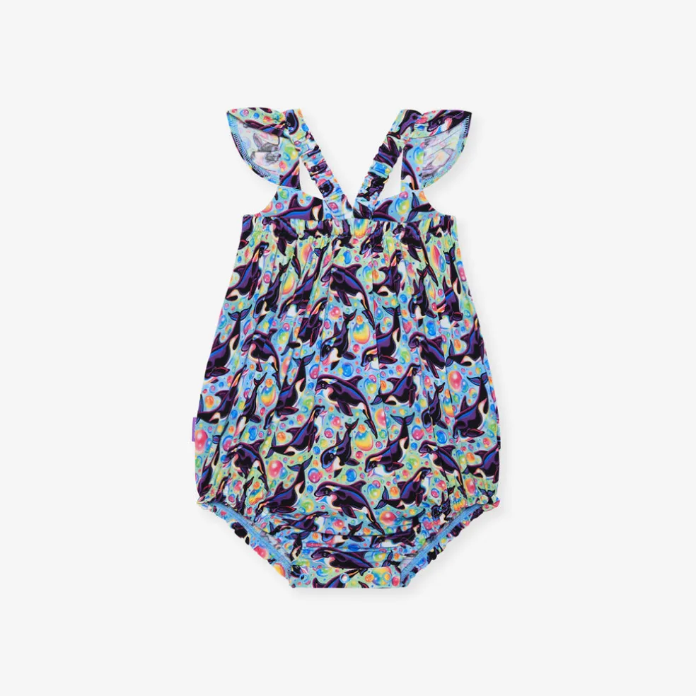 Ruffled Bubble Romper