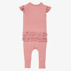 Ruffled Cap Sleeve Romper