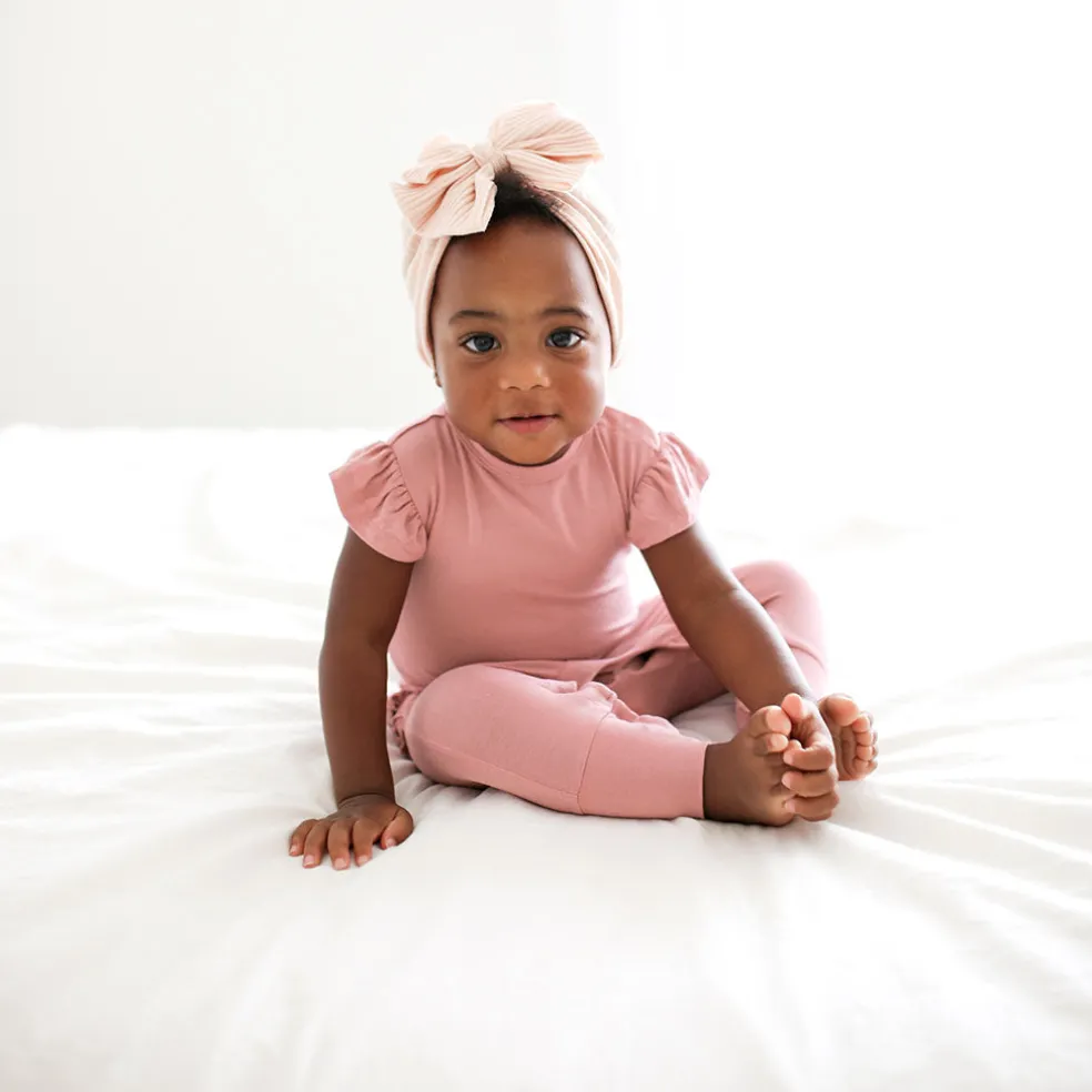 Ruffled Cap Sleeve Romper