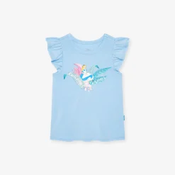 Ruffled Graphic Tee