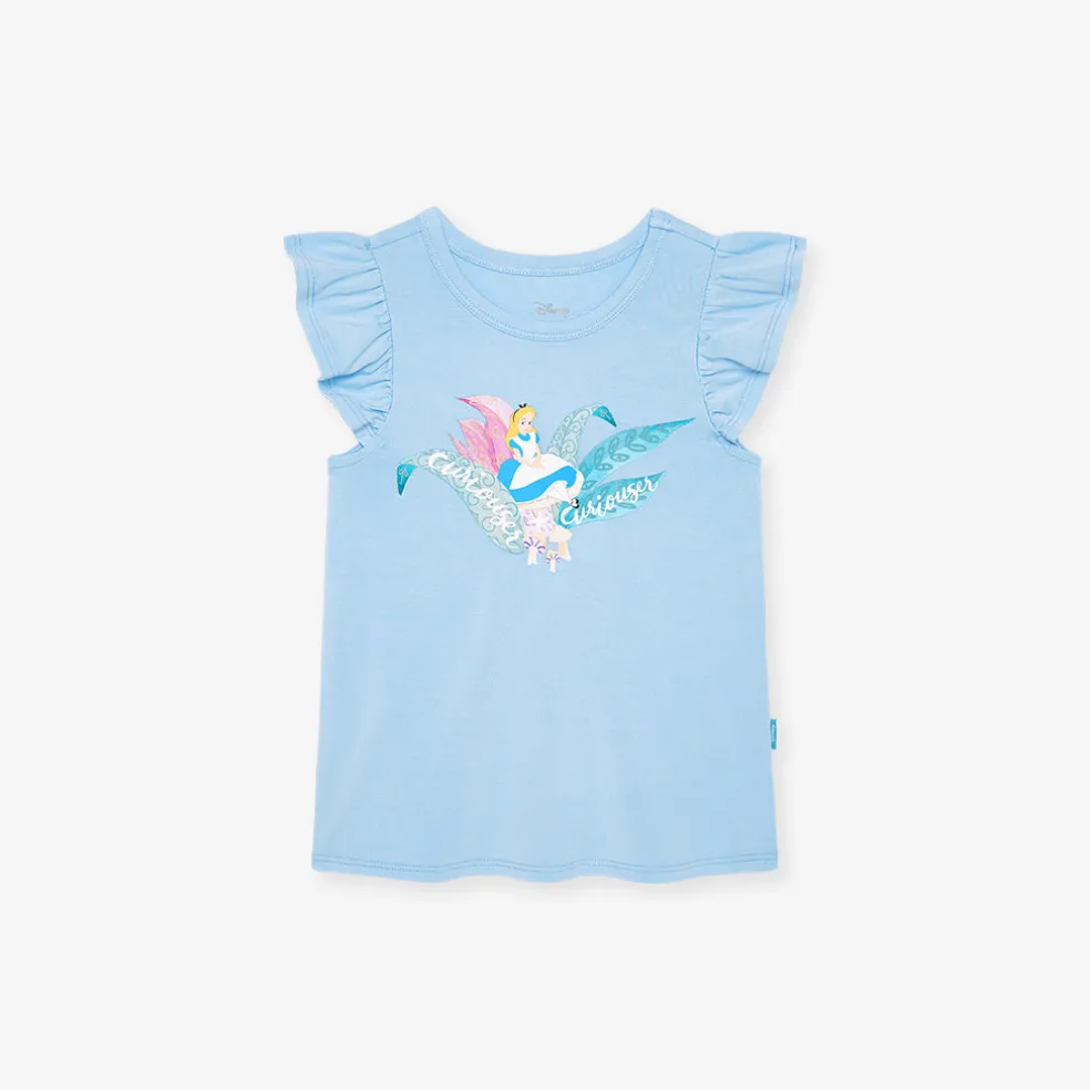 Ruffled Graphic Tee