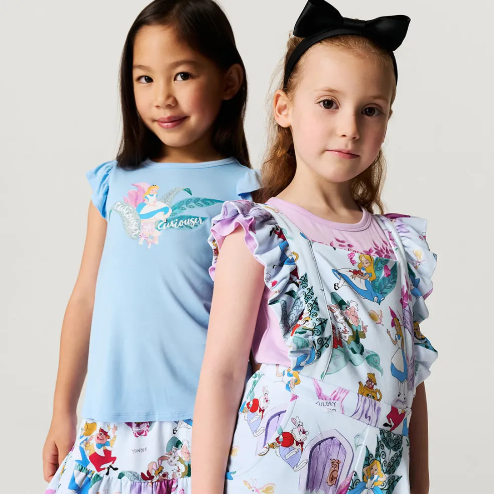 Ruffled Graphic Tee