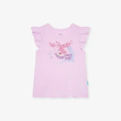 Ruffled Graphic Tee