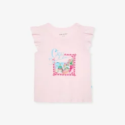 Ruffled Graphic Tee