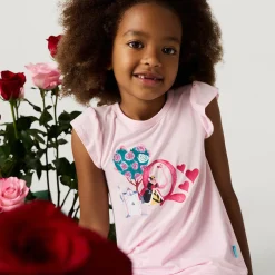 Ruffled Graphic Tee