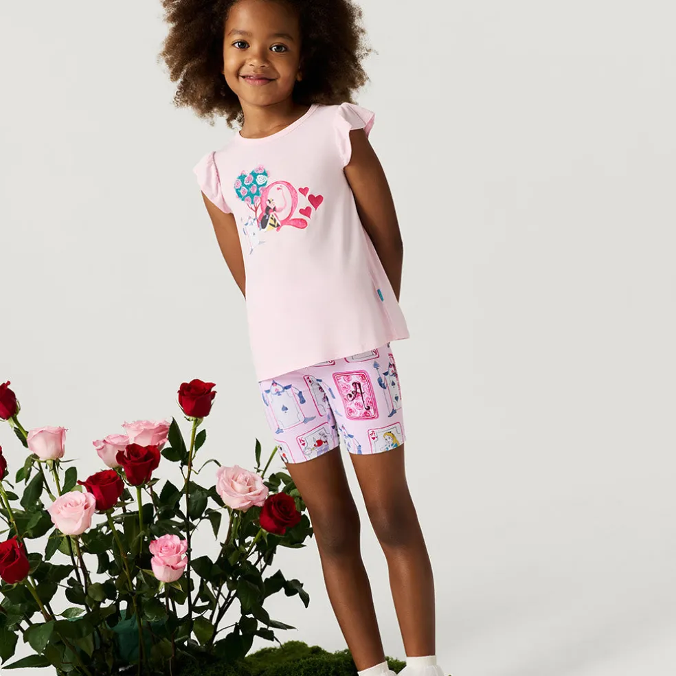 Ruffled Graphic Tee
