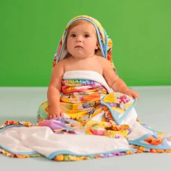 Ruffled Hooded Towel