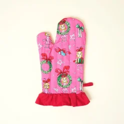Ruffled Oven Mitt