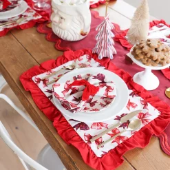 Ruffled Placemats (Set Of 4)