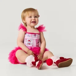 Ruffled Tulle Bodysuit