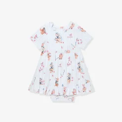 Ruffled Twirl Bodysuit Dress