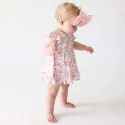 Ruffled Twirl Bodysuit Dress