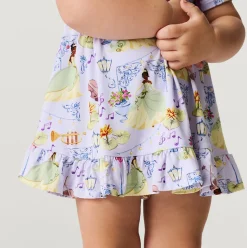 Ruffled Twirl Bodysuit Dress