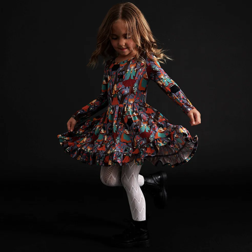 Ruffled Twirl Dress
