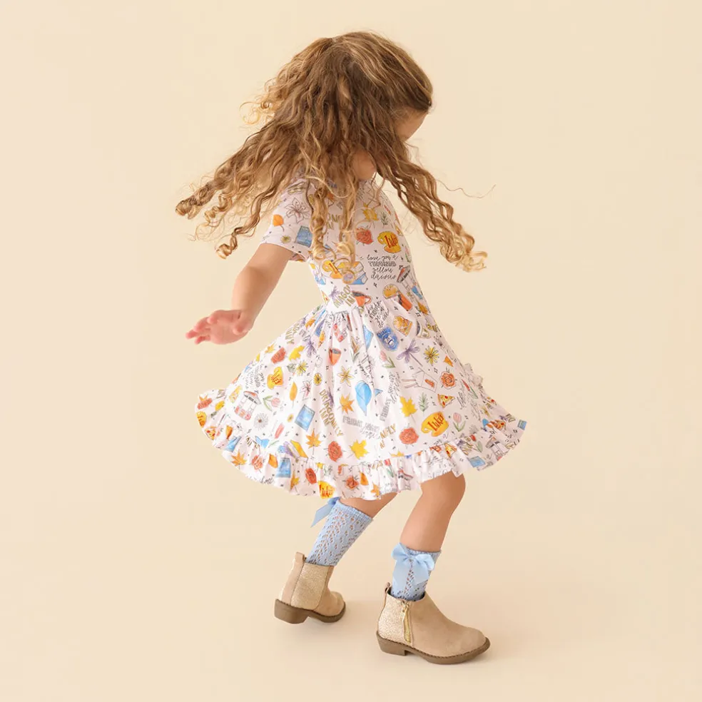Ruffled Twirl Dress