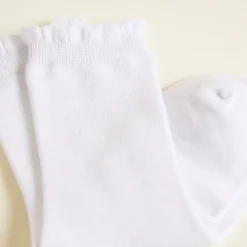 Scallop Crew Socks