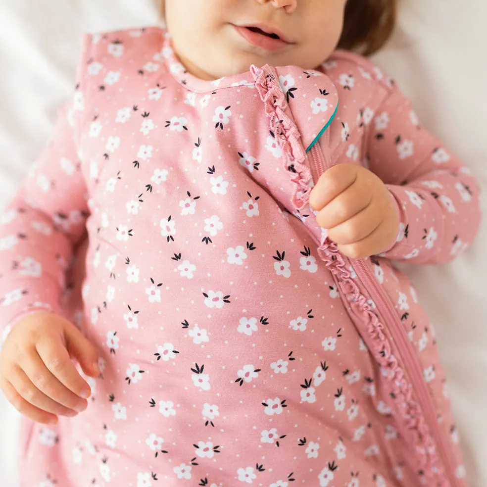 Sleeveless Ruffled Sleep Bag