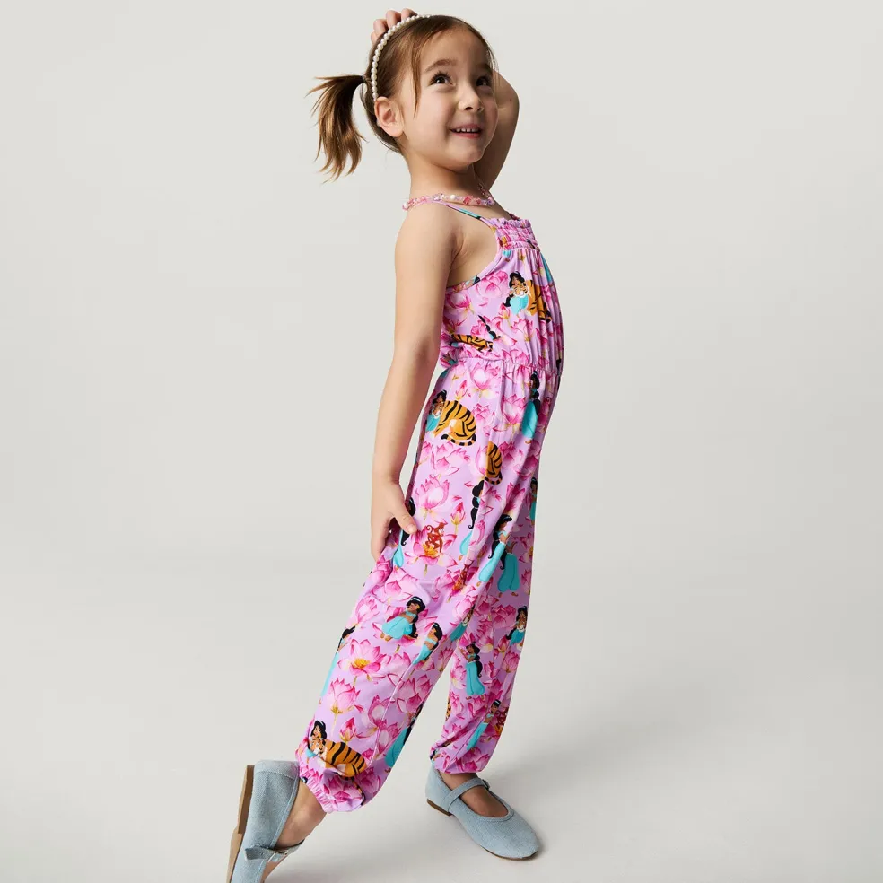Sleeveless Smocked Jumpsuit