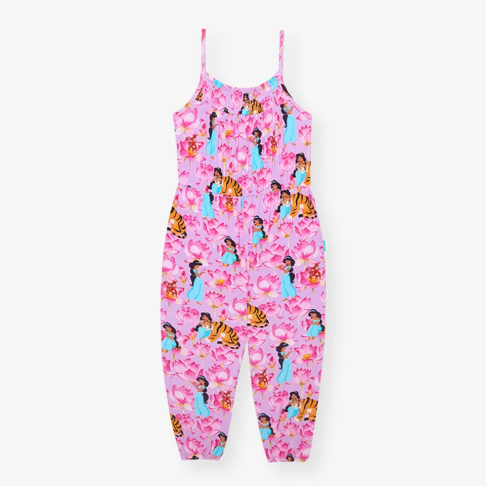 Sleeveless Smocked Jumpsuit