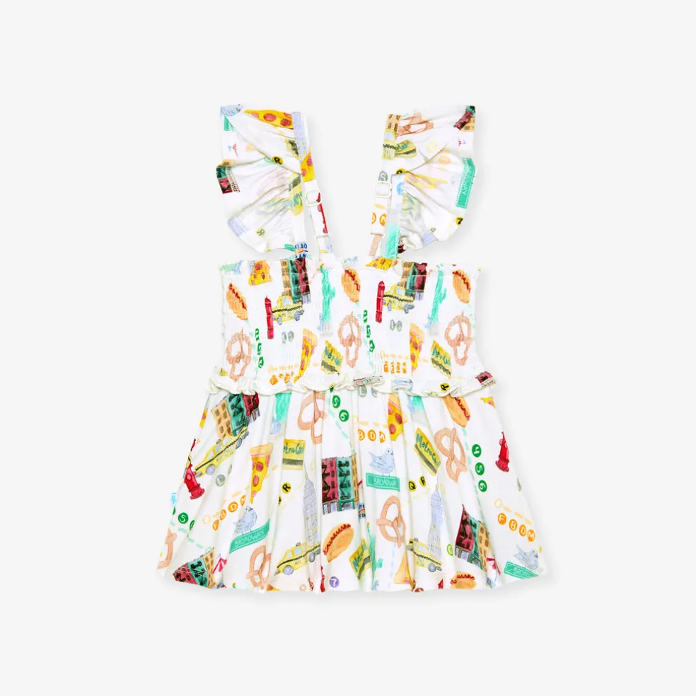 Smocked Babydoll Bummie Set