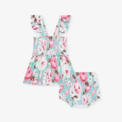 Smocked Babydoll Bummie Set