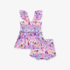 Smocked Babydoll Bummie Set