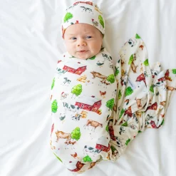 Swaddle Beanie Set