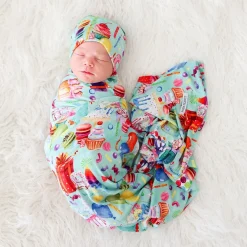 Swaddle Beanie Set