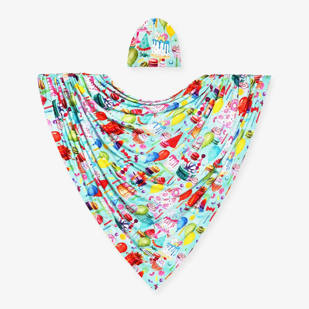Swaddle Beanie Set