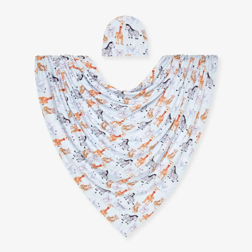 Swaddle Beanie Set