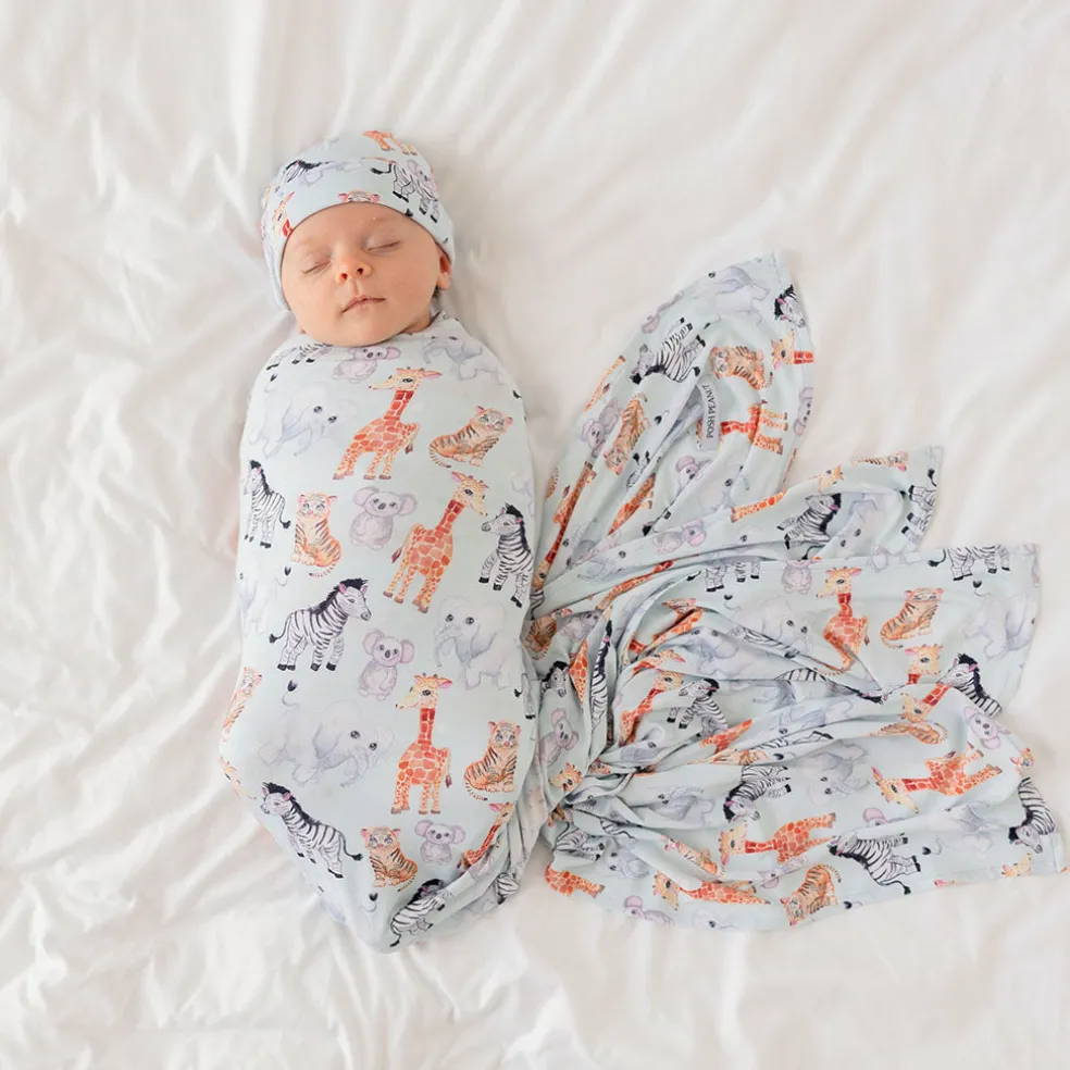 Swaddle Beanie Set
