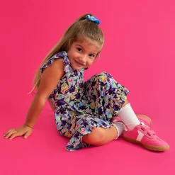 Tie Back Ruffled Twirl Dress