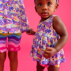 Top Ruffled Short Set
