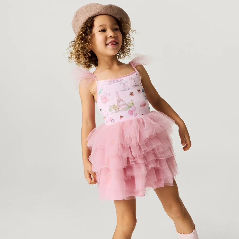 Tulle Smocked Dress