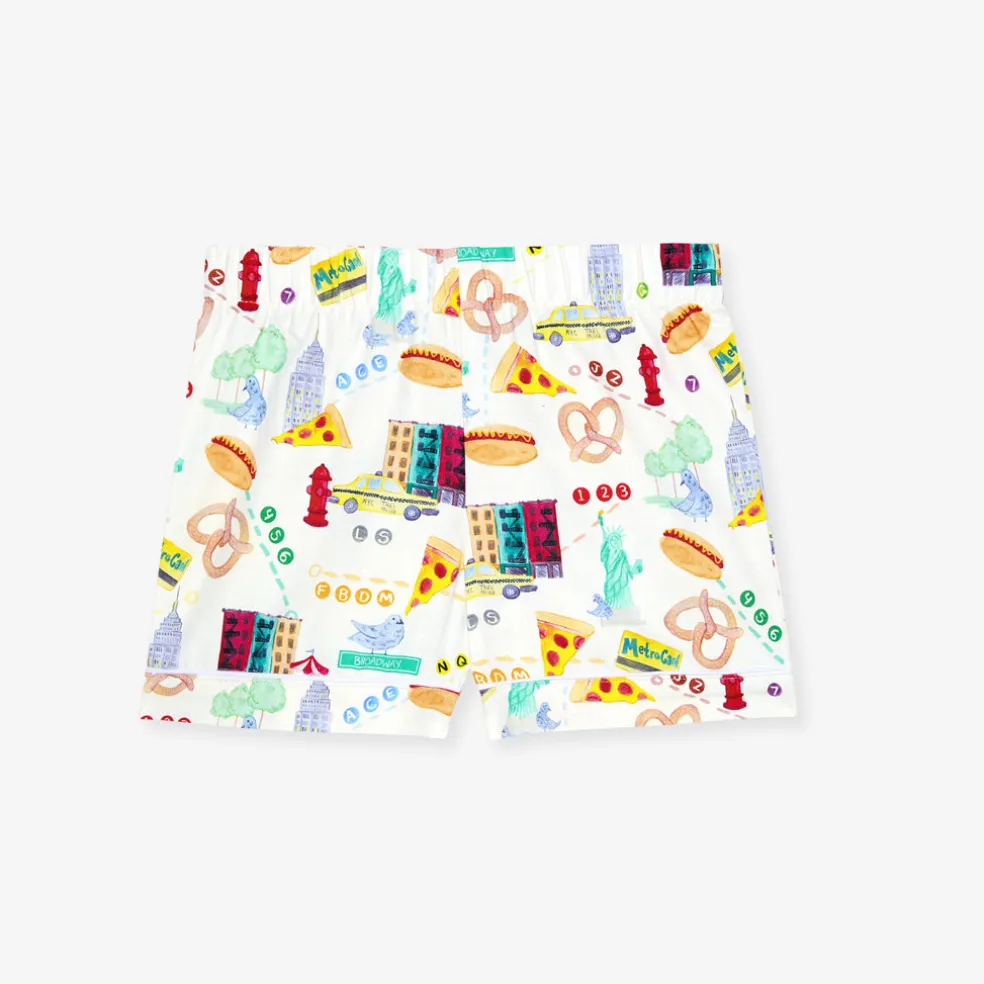 Twill Pajama Short Set