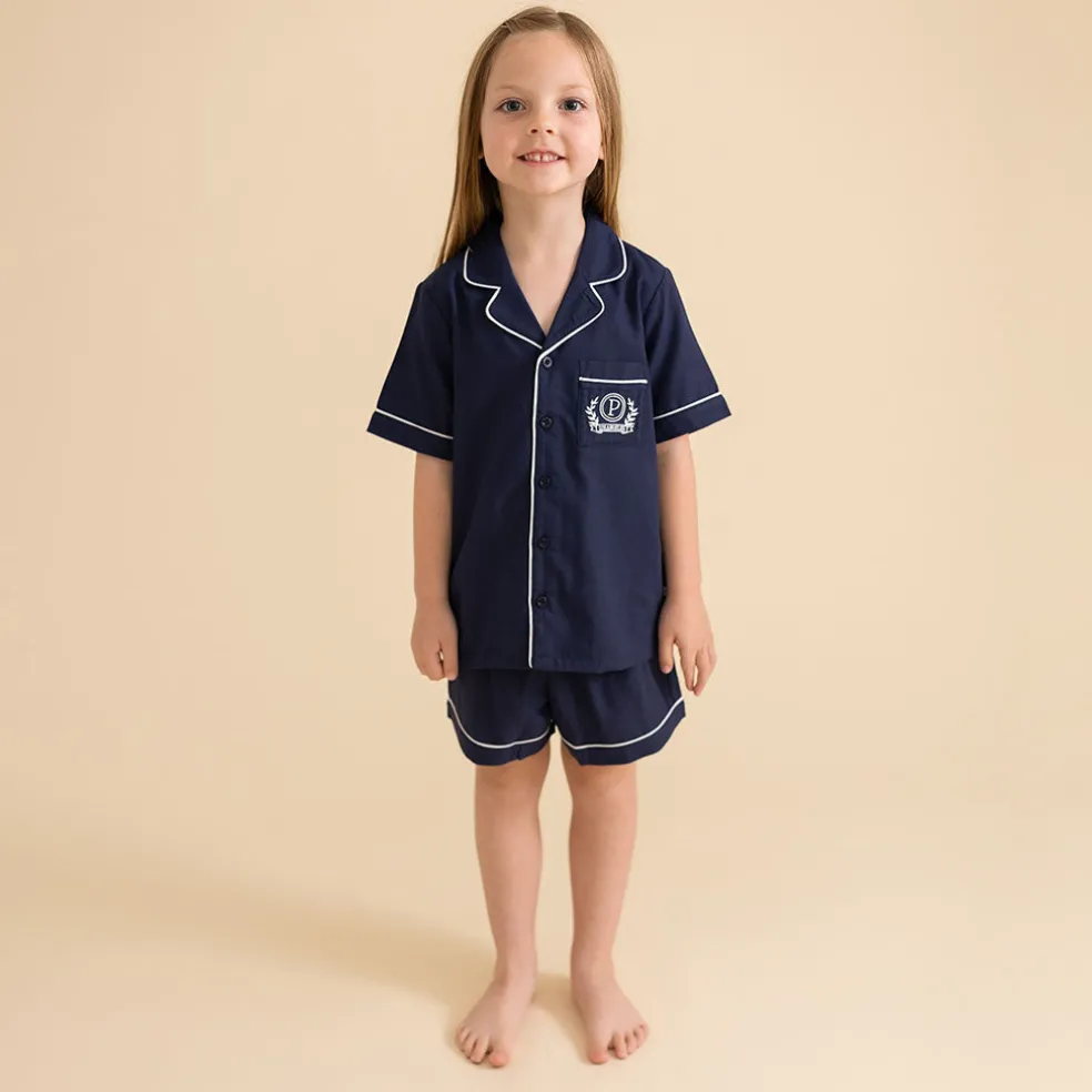 Twill Pajama Short Set