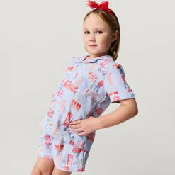 Twill Pajama Short Set