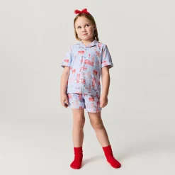 Twill Pajama Short Set